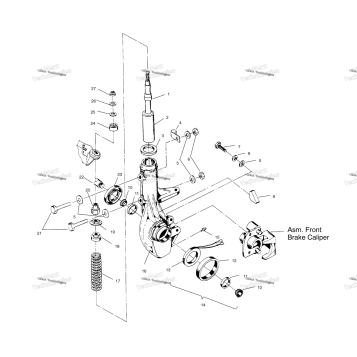 FRONT STRUT ASSEMBLY W958144