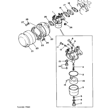 AIR FILTER - CARBURETOR (YP30GA)