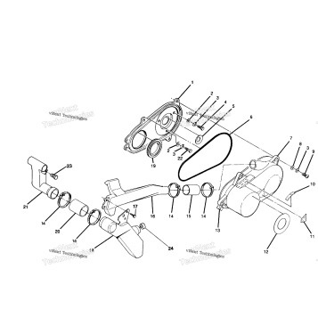 CLUTCH COVER ASSEMBLY 250 2X4