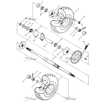 REAR WHEEL DRIVE ASSEMBLY