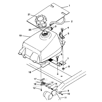 FUEL TANK ASSEMBLY TRAIL BOSS