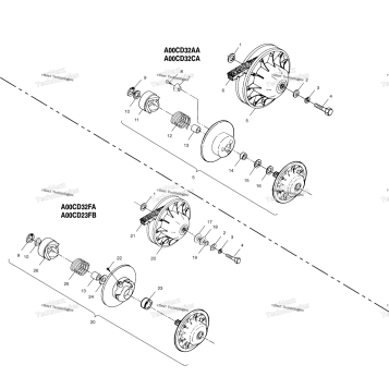 DRIVEN CLUTCH A00CD32AA