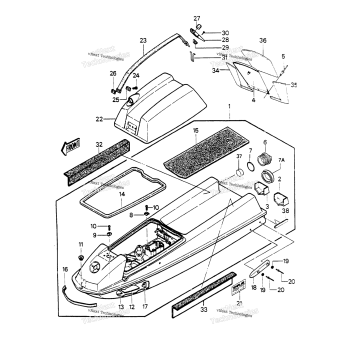 HULL/ENGINE HOOD (JS550-A5)