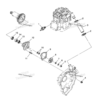 WATER PUMP SPORTSMAN 4X4