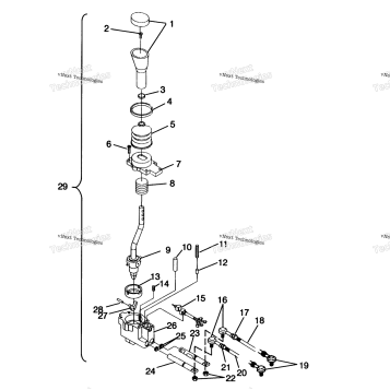 GEAR SELECTOR 2X4 400L