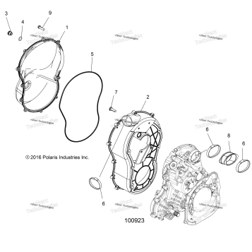 BODY, CLUTCH COVER AND BOOTS