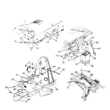 ELECTRICAL/TAILLIGHT ASSEMBLY SPORTSMAN 4X4