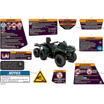 BODY - WARNING DECALS