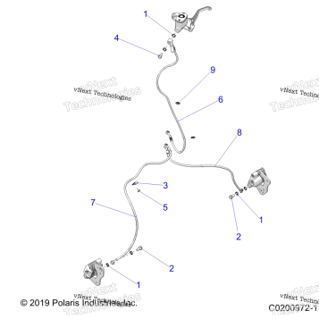 BRAKES, FRONT BRAKE LINES