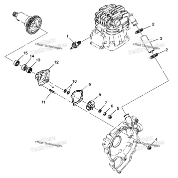 WATER PUMP 6X6 350L