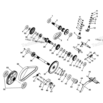 GEARCASE W98CH50A(C)(D)(E)(F) (4950135013D003)