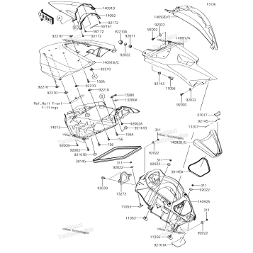 HULL MIDDLE FITTINGS