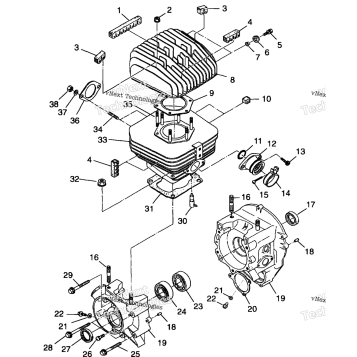 CRANKCASE & CYLINDER