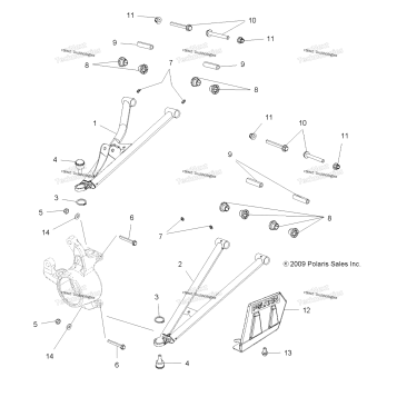 SUSPENSION, FRONT AARMS