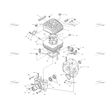 CRANKCASE & CYLINDER (4935863586C012)