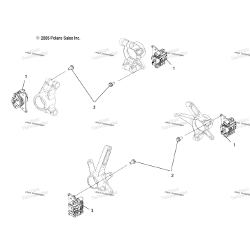 BRAKE CALIPER MOUNTING /LD27FB