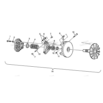 DRIVE CLUTCH SPORT 400L