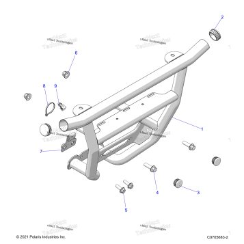 CHASSIS, FRONT BUMPER