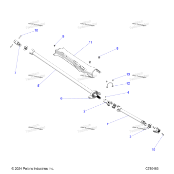 DRIVE TRAIN, PROP SHAFT