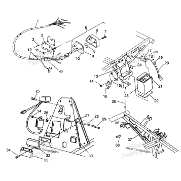 ELECTRICAL/TAILLIGHT ASSEMBLY 4X4 350L