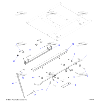 BODY, DUMP BOX LEVER & SHOCK MOUNTING