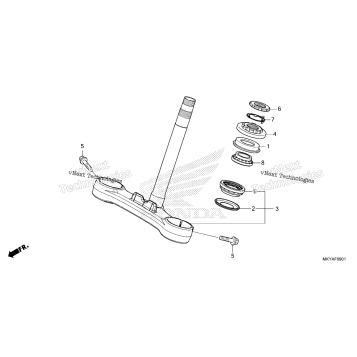 STEERING STEM (CBR650RAC)