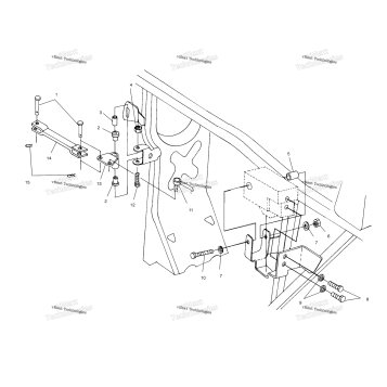 FRAME MOUNTING W97CH50A