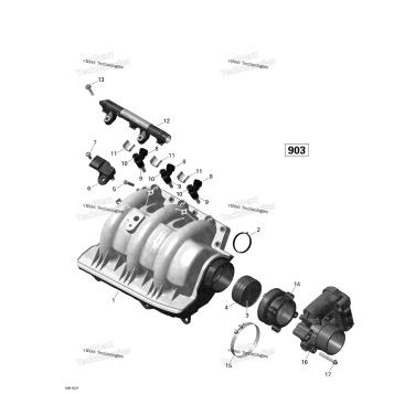 AIR INTAKE MANIFOLD AND THROTTLE BODY