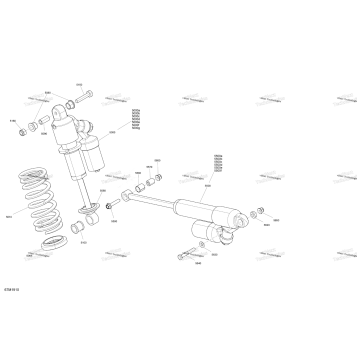 REAR SHOCKS - 600 RACING