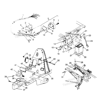 ELECTRICAL/TAILLIGHT ASSEMBLY 2X4 400L