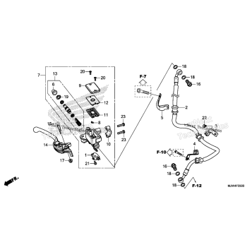 FRONT BRAKE MASTER CYLINDER (1)