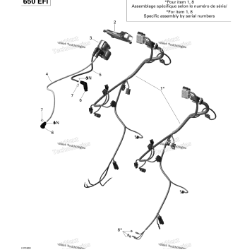 ENGINE HARNESS AND ELECTRONIC MODULE