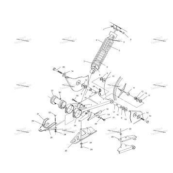 SWING ARM/SHOCK MOUNTING W958144 (4926862686B013)