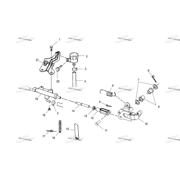 REAR BRAKE MASTER CYLINDER