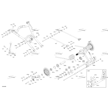 SUSPENSION - REAR - UPPER SECTION - ENDURO