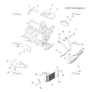 CHASSIS, FRONT BUMPER