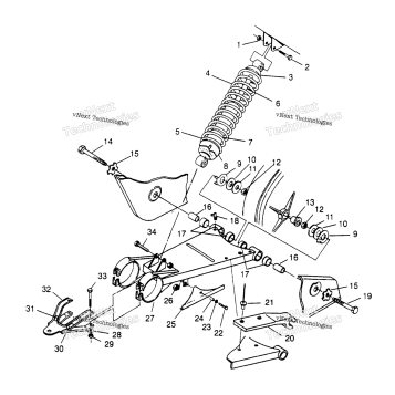 SWING ARM/SHOCK MOUNTING MAGNUM 2X4 (4926852685B011)