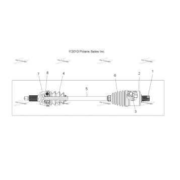 DRIVE TRAIN, DRIVE SHAFT, FRONT