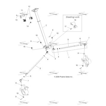 STEERING, STEERING POST ASM