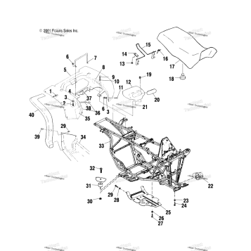REAR CAB & SEAT A02CD32AA/AB/AC/FB