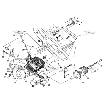 ENGINE MOUNTING TRAIL BLAZER