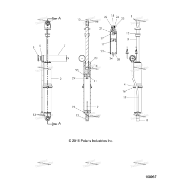 SUSPENSION, REAR SHOCK