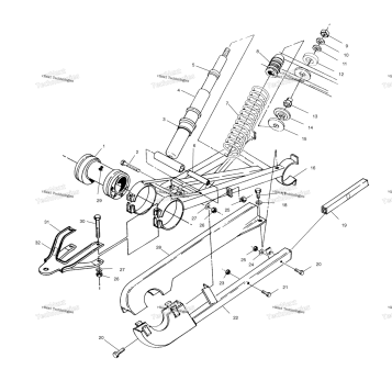 SWING ARM WELDMENT (4949204920D002)