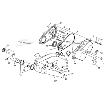 CLUTCH COVER ASSEMBLY 4X4 350L