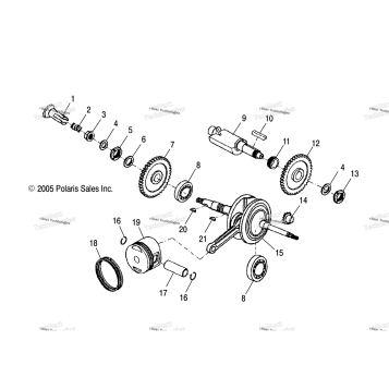 CRANKSHAFT & PISTON /VB