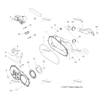 BODY, CLUTCH COVER