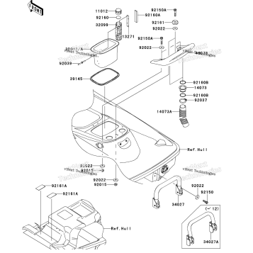 HULL REAR FITTINGS