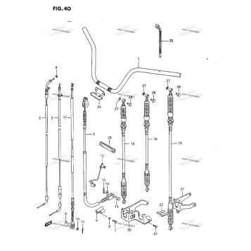 HANDLEBAR-CONTROL CABLE (J/K)