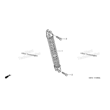 REAR SHOCK ABSORBER