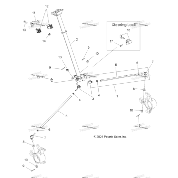 STEERING, STEERING POST ASM